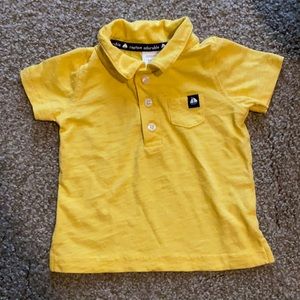 Gymboree baby boy yellow polo shirt